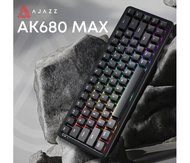 Ajazz AK680 MAX Magnetic Switch RGB czarna - 1536357 - zdjęcie 6